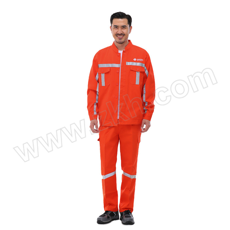 SEEMSTON/绅思盾 矿用井下春秋工作服套装 SLA-1-国家能源集团定制 165码 橘色 含上衣×1+裤子×1 1套