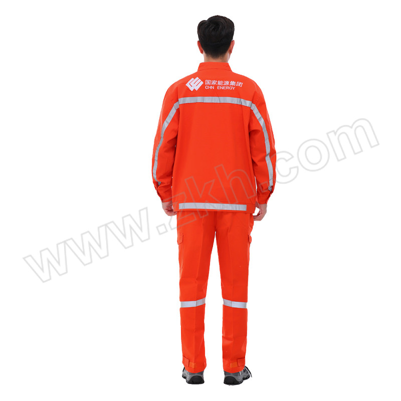 SEEMSTON/绅思盾 矿用井下春秋工作服套装 SLA-1-国家能源集团定制 165码 橘色 含上衣×1+裤子×1 1套