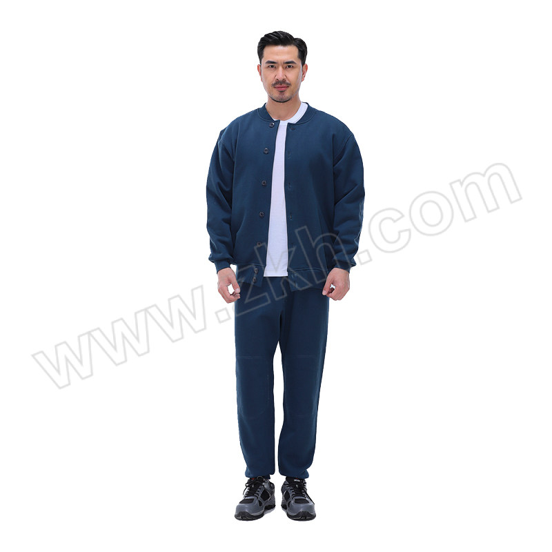 SEEMSTON/绅思盾 矿用井下绒衣裤套装 SLA-19 175码 深蓝色 含上衣×1+裤子×1 1套