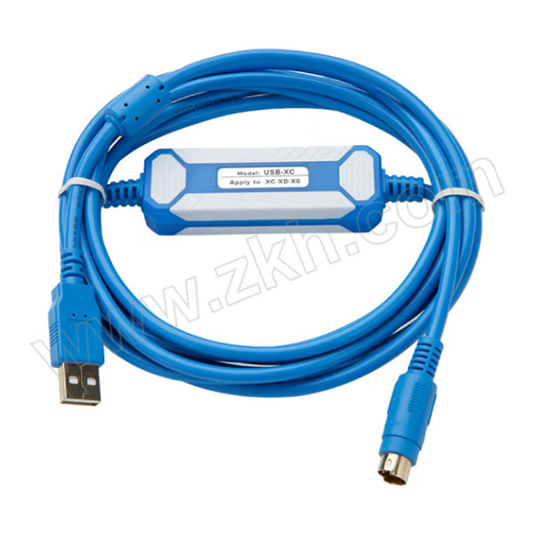 AMSAMOTION/艾莫迅 PLC数据下载线 USB-XC 镀金蓝 1个