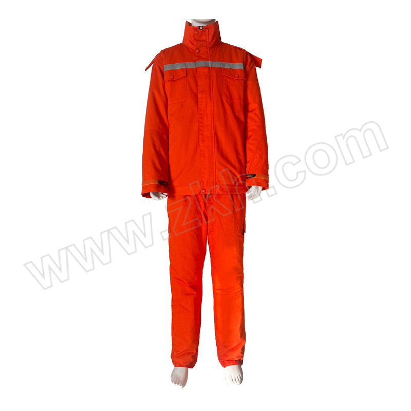 SEEMSTON/绅思盾 棉工作服套装 SLA-46 180码 橘色 含上衣×1+裤子×1 1套