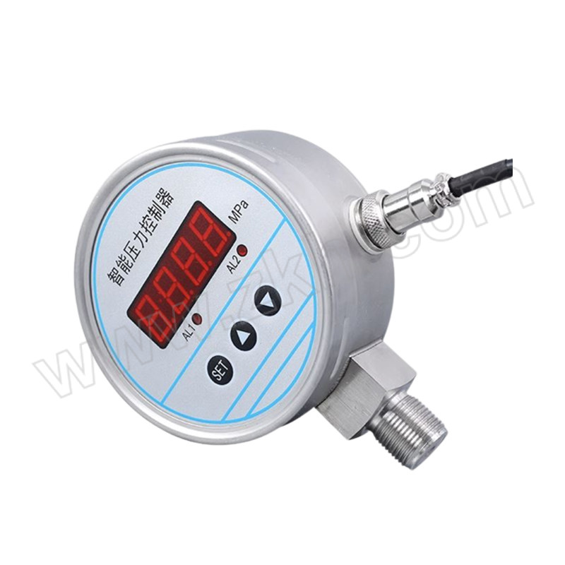 QIZIYI/齐自仪 压力开关 YK100-MD2J2(0~400kPa) M20×1.5外螺纹 径向 100mm表盘 2路继电器输出 1个