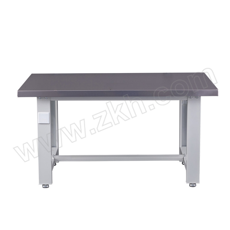 SHENGYUEXINMEI/盛悦欣美 1.2米单桌不锈钢无挂板工作台 GZT-1 尺寸1200×750×800mm 台面承载1000kg 灰白色 1张