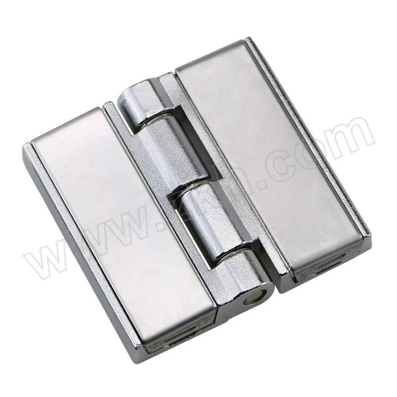 HTAN/海坦 工业重型设备箱合页 HL058-1 锌合金喷沙镀铬 100×104×17mm 1个