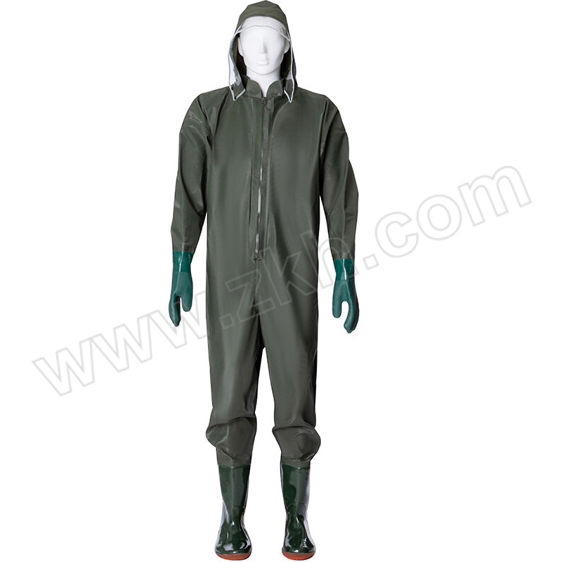 ALINIU/阿力牛 新款全身连体下水服 AGF192 41码 墨绿色 1件