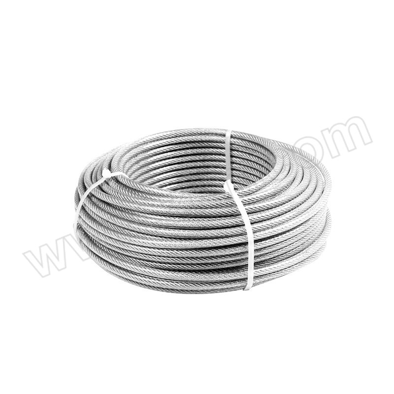 FANJIA/繁佳 304不锈钢包塑钢丝绳 HCF-(7×7结构)0.8mm/1mm 100m 1卷