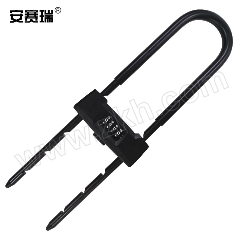 ANSAIRUI/安赛瑞 玻璃门U型密码锁 430829 黑色 1个