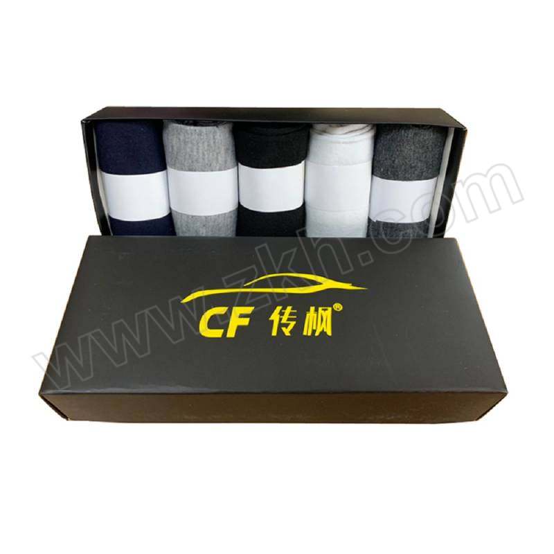 CHUANFENG/传枫 五双装男士中筒袜 CF-6606 1盒