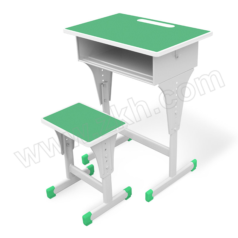 DAILANJIA/黛兰嘉 绿色中小学生教学培训桌椅套装(可升降) LR-kz-01 1套