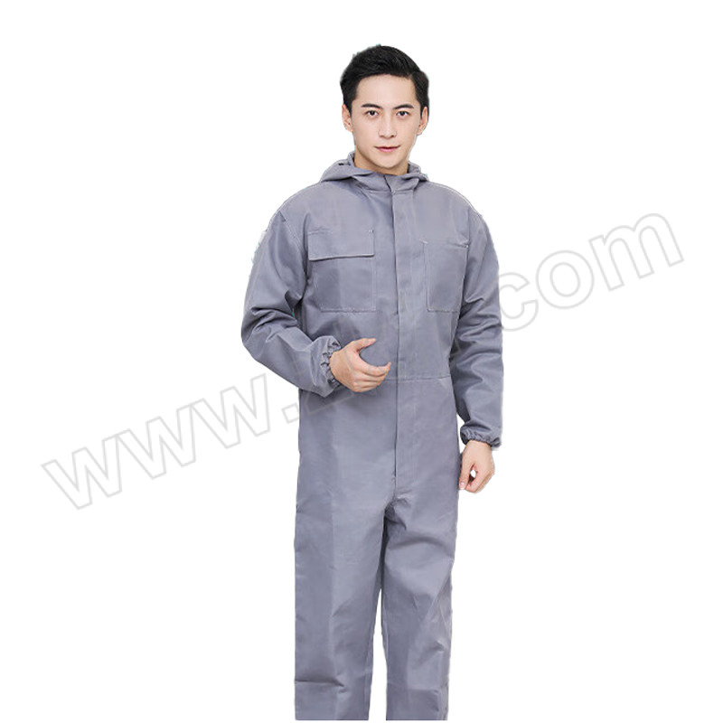 CNMF/谋福 长袖连体工作服 XL 灰色 1件