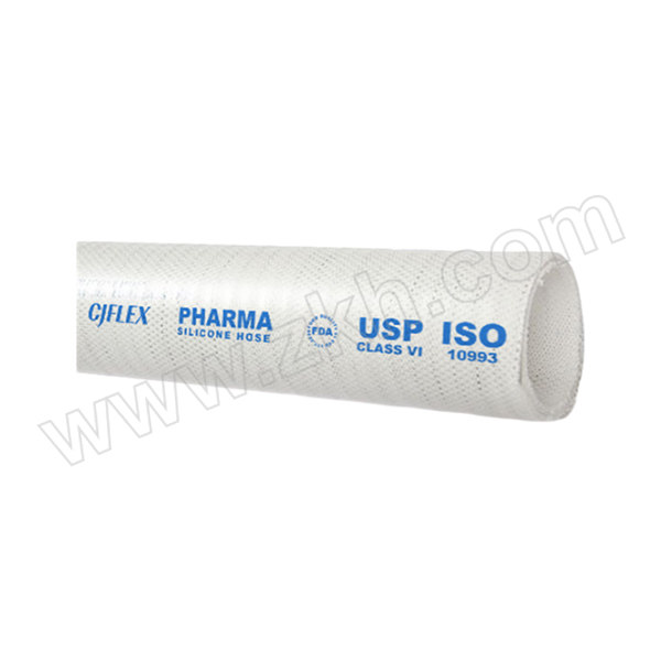 CJFLEX 铂金硫化钢丝硅胶管 内径25mmL=4000mm卡盘50.5mm 卡盘316L 1根