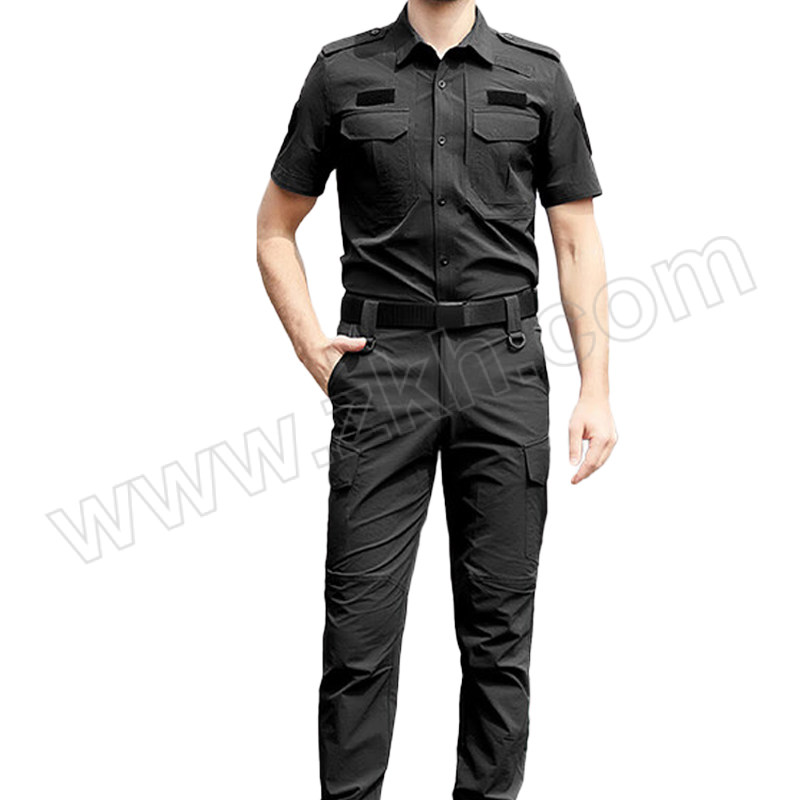 CNMF/谋福 户外作训服套装 3XL 黑色 含上衣×1+裤子×1 1套