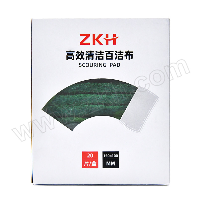 ZKH/震坤行 高效清洁百洁布 ZKH-G96 20片 1盒