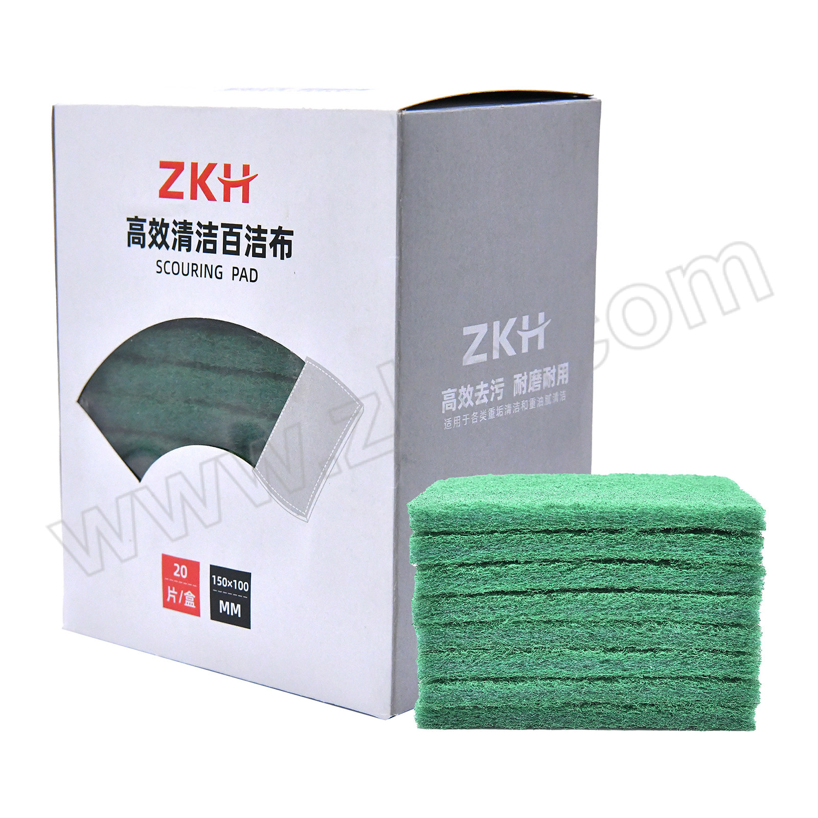 ZKH/震坤行 高效清洁百洁布 ZKH-G96 20片 1盒