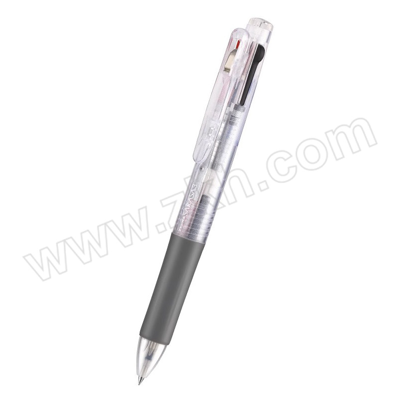 ZEBRA/斑马 J3J2三色多功能中性笔 J3J2-C 透明杆 0.5mm 1支