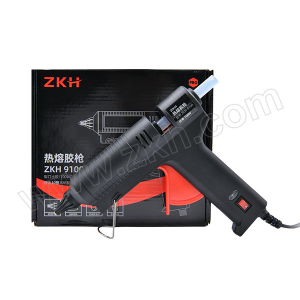 ZKH/震坤行 热熔胶枪套装（100W胶枪+10根胶棒） 9100 100W 1把