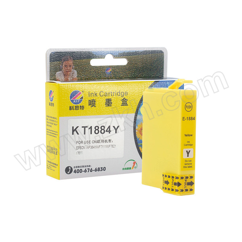 KST/科思特 专业版墨盒 K T1884 黄色 适用EPSON WF7621/WF7111/WF3641 1支