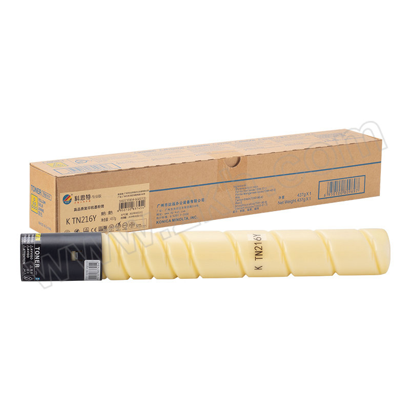 KST/科思特 专业版粉盒 K TN216Y 黄色 适用bizhub C220/C280/bizhub C360/C7722/C7728 1支