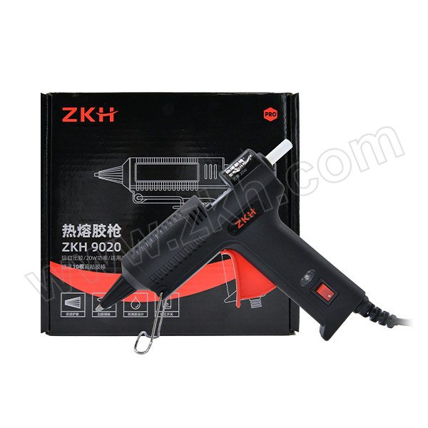 ZKH/震坤行 热熔胶枪套装（20W胶枪+10根胶棒） 9020 20W 1把
