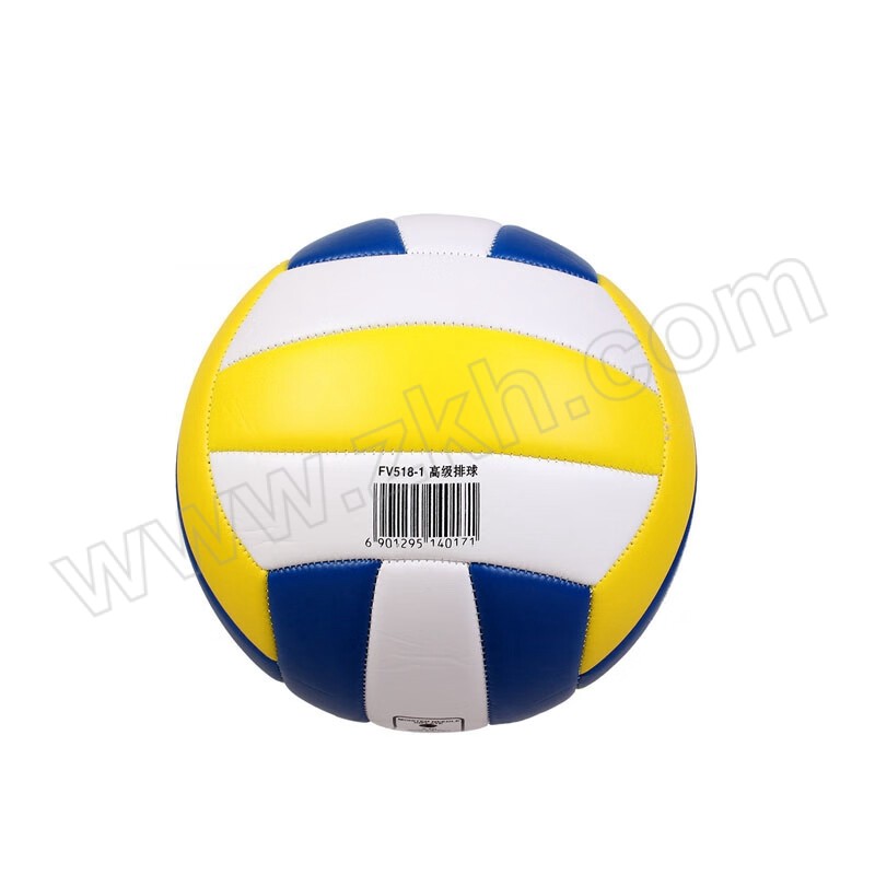 DHS/红双喜 比赛排球 FV518-1 黄蓝色 充气 软式 沙滩用球 1个