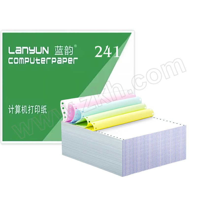 LANDWIND/蓝韵 电脑打印纸 241-5 5联2等分 1000页 1盒