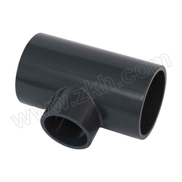 SHCN/协羽塑胶 UPVC三通(化工管配件) dn280 国标 1.6MPa 适配管外径280mm 深灰色 1个