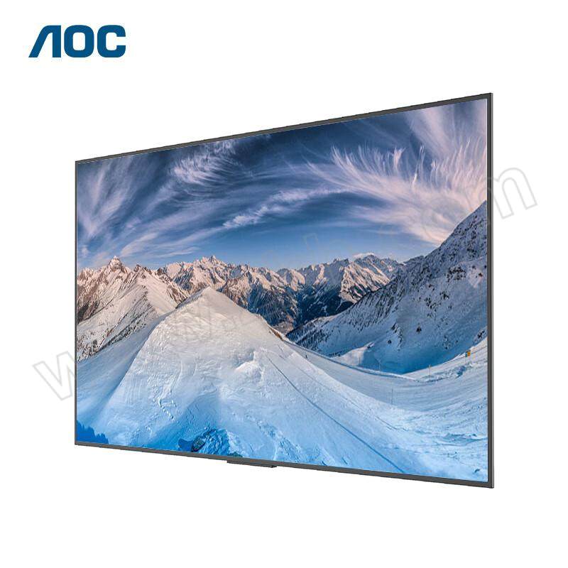 AOC 广告机 98U3 98" 黑色 4K 配普通挂架 含标准安装 1台