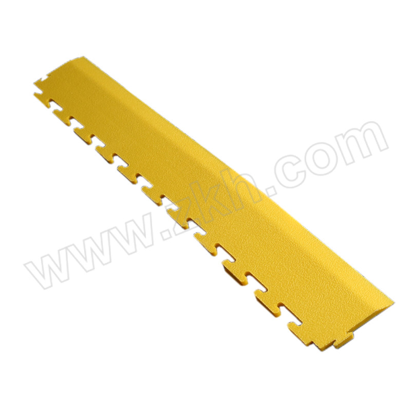 YUETONG/月桐 PVC拼块地板边条 YT-G1172 51×6.5cm 黄色 明扣边条 1块
