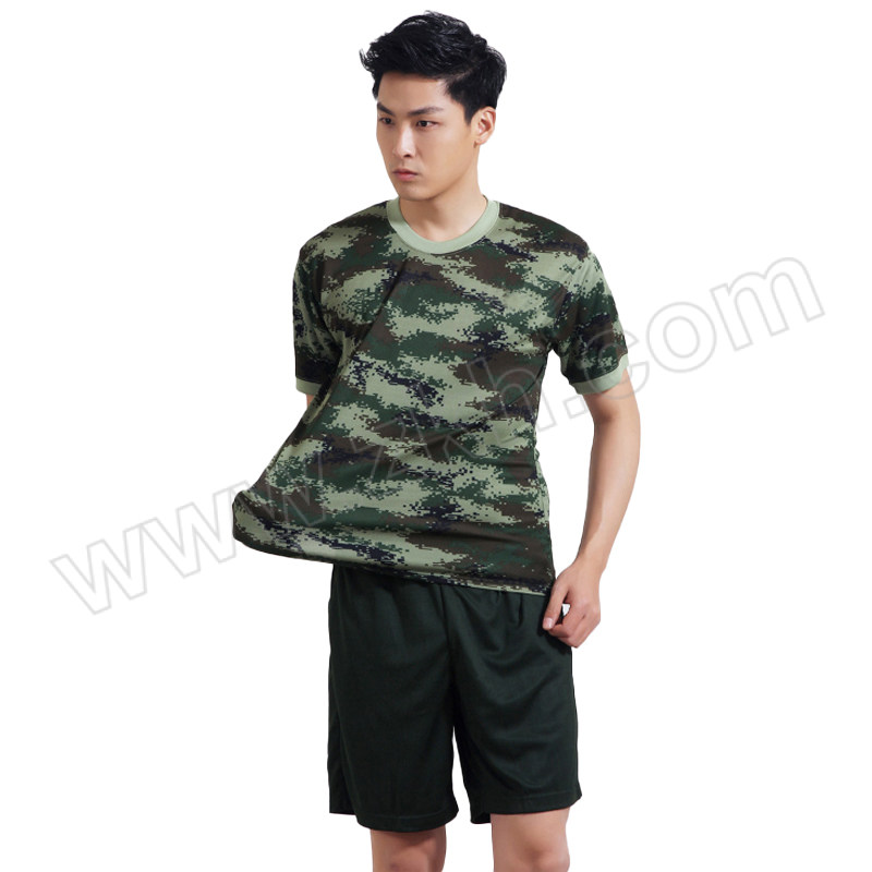 CNMF/谋福 户外透气体能训练服套装 武j体能 180码 含迷彩色上衣×1+绿色裤子×1 1套