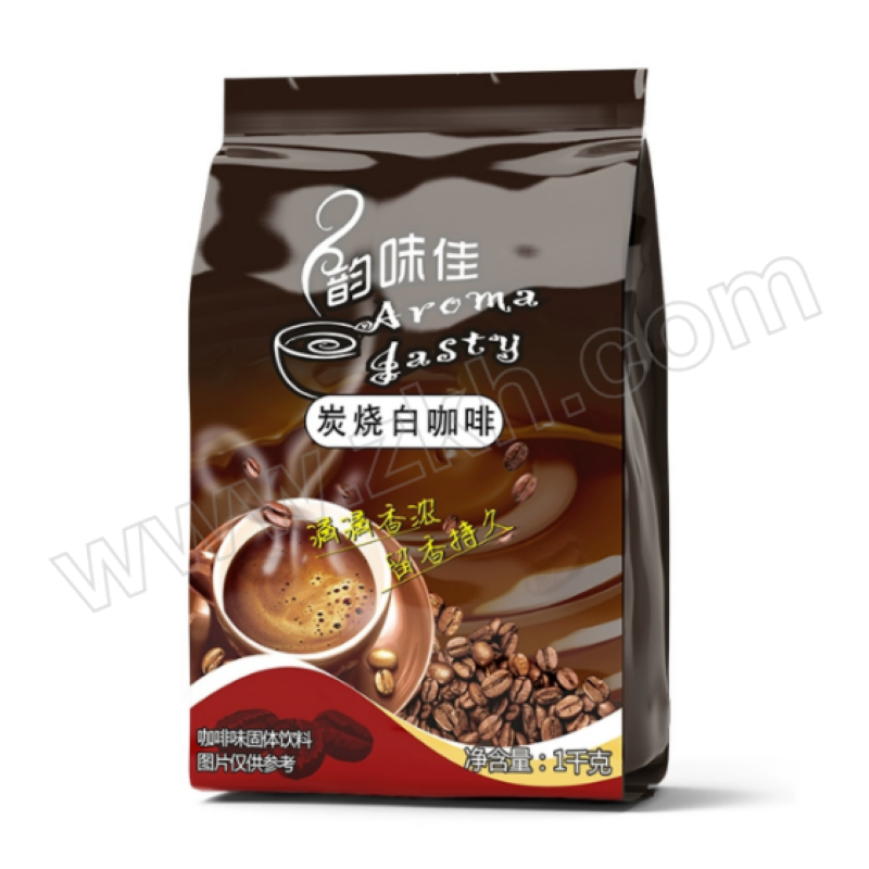 AROMA JASTY/韵味佳 速溶咖啡粉 炭烧白咖啡 1kg 1包