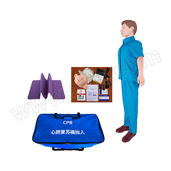 GUANGBANG/冠邦 全身心肺复苏模拟人(电脑软件版) ZK/CPR860 不带对光反射功能 不含平板 牛津袋收纳 1套