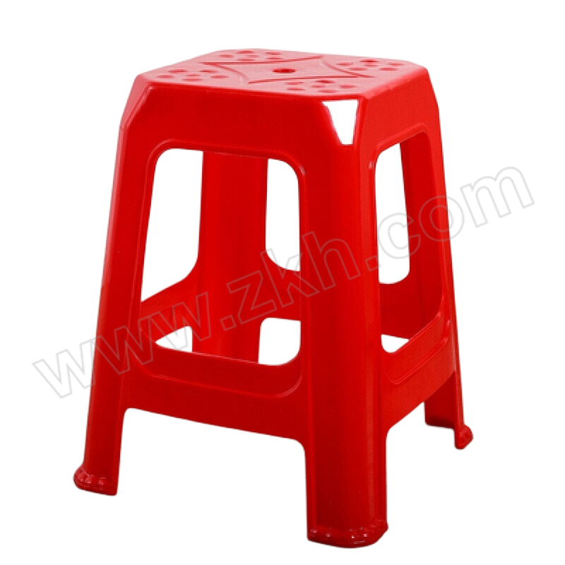 YISHUNDING/亿顺鼎 红色塑料凳 sld-01 坐高450mm 1个
