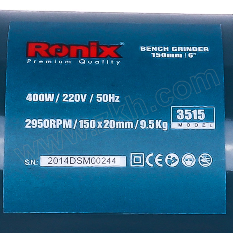 RONIX/罗尼克斯 台式砂轮机 3515 400W 1个