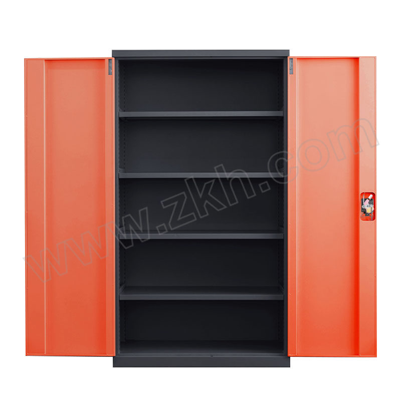FABAO/发堡 四层板工具柜 FBGJG-70 尺寸100×50×180cm 承载200kg 灰色+橘色 1台