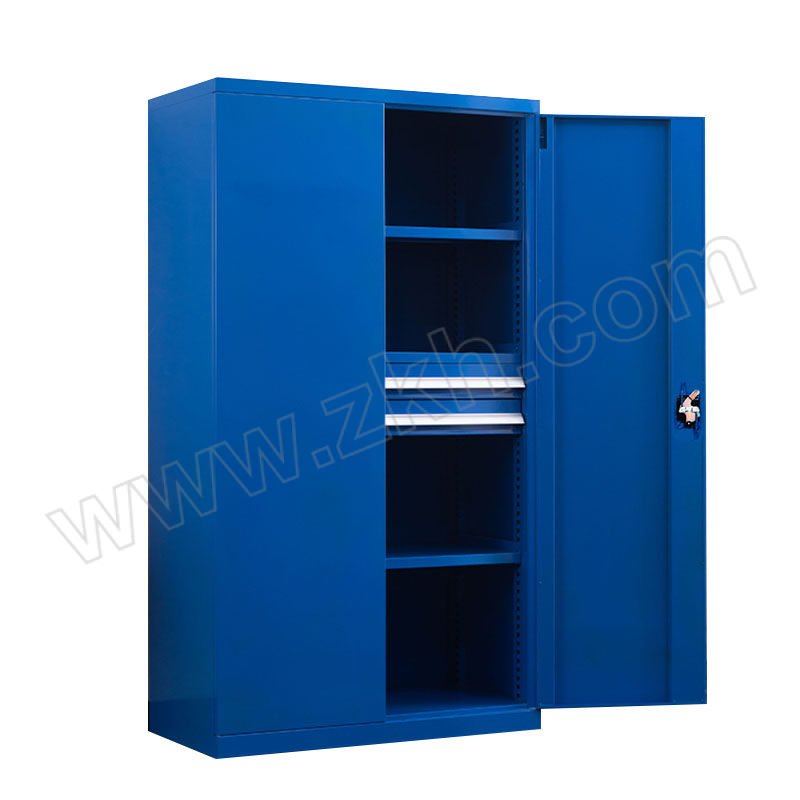 FABAO/发堡 四层二抽工具柜 FBGJG-80 尺寸100×50×180cm 承载200kg 蓝色 1台