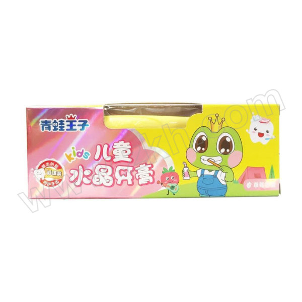 FROGPRINCE/青蛙王子 水晶牙膏超值装草莓 6949044602242 50g+牙刷 1盒