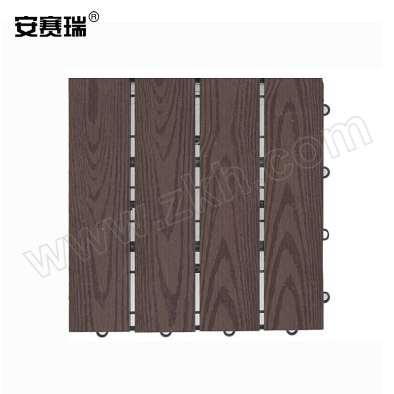 ANSAIRUI/安赛瑞 塑木地板 520062 30×30cm 棕红色 1包