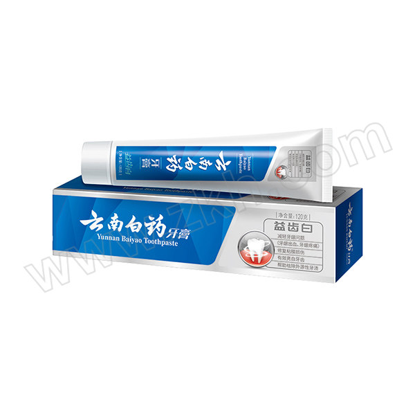 YUNNANBAIYAO/云南白药 牙膏【推荐】 6901070601712 益齿白 120g 1条