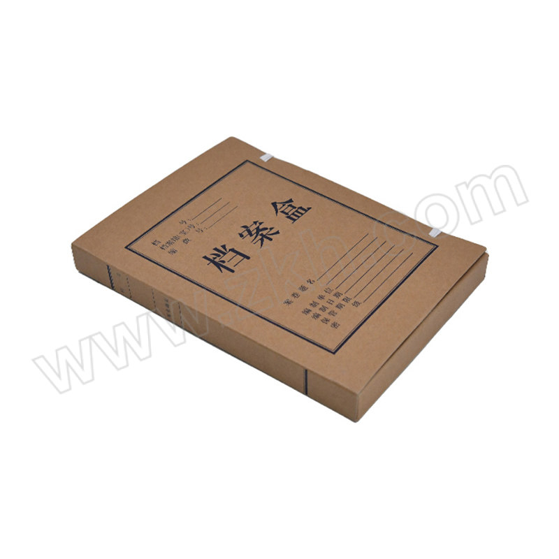 ZKH/震坤行 国产A级牛皮纸 加厚250g牛皮纸档案盒 HBG-PB30 背宽 30mm 10个 1包