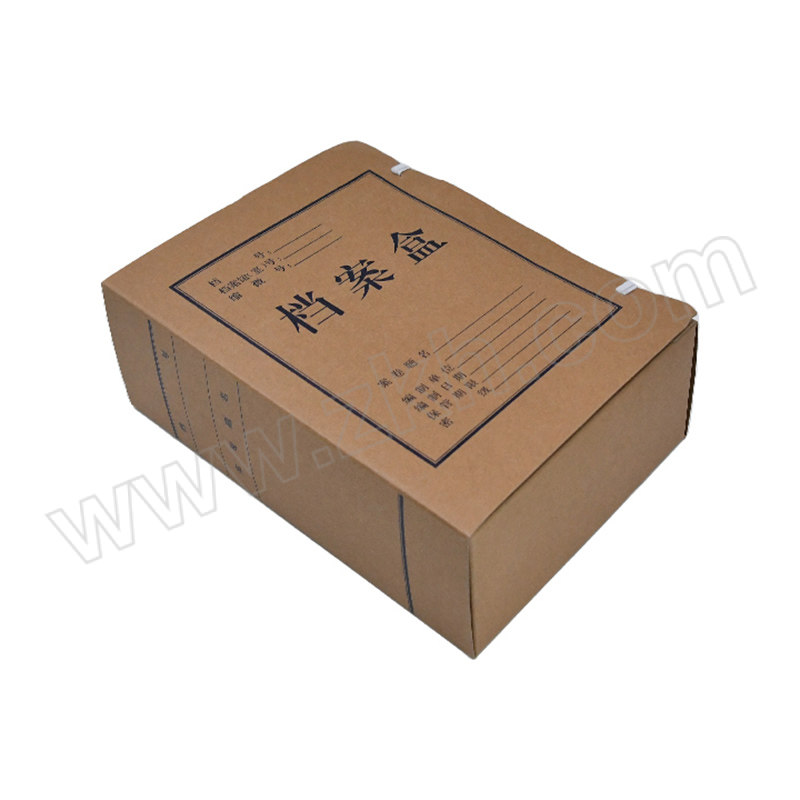 ZKH/震坤行 国产A级牛皮纸 加厚300g牛皮纸档案盒 HBG-PB100 背宽 100mm 10个 1包