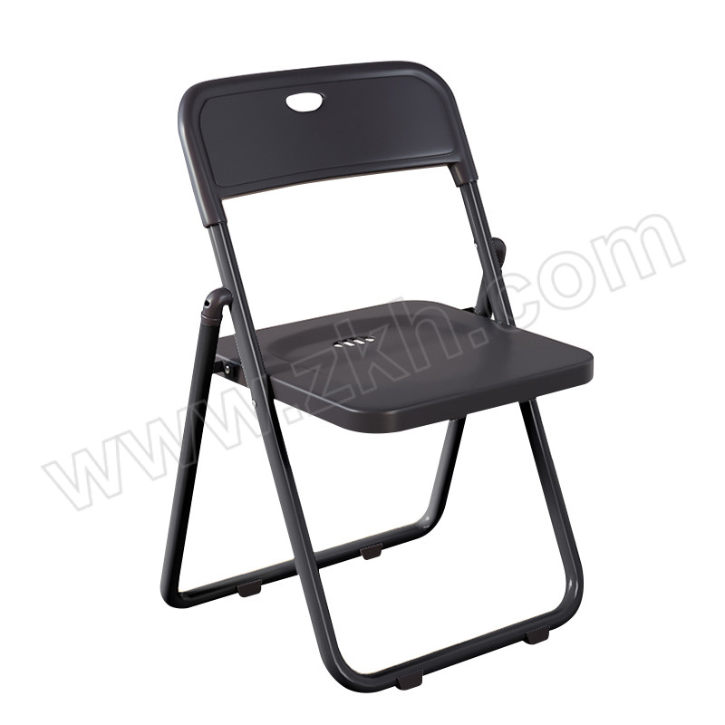 SX/韶希 加固碳钢架折叠培训椅黑腿黑色 SX-ZDY35 440×400×760mm 1把