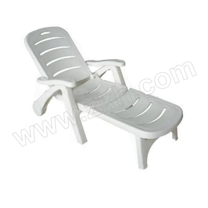 HousekeeperRu/小如管家 折叠式塑料沙滩椅游泳池户外休闲两用 XRH002 1880×760×560mm 1把