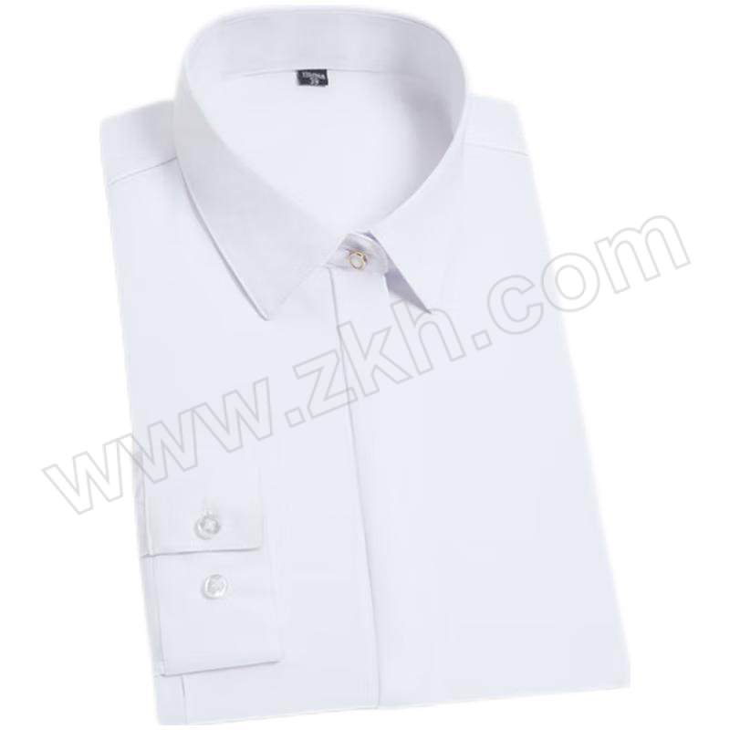 JINZHENHE/金臻赫 女式正装长袖衬衫 JZH-CS66 36码 白色 1件