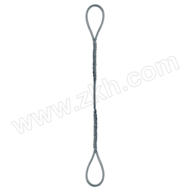 SPM/萨佩姆 镀锌插编钢丝绳索具 SPM01-2261 025 额定载荷6.2t 钢丝绳直径26mm 使用长度2.5m 1根