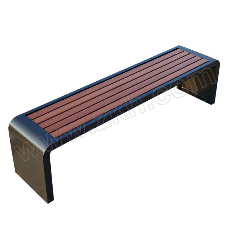 MAWOSI/马沃斯 户外铁架长条排凳 黑色框架 尺寸1500×400×450mm 1张