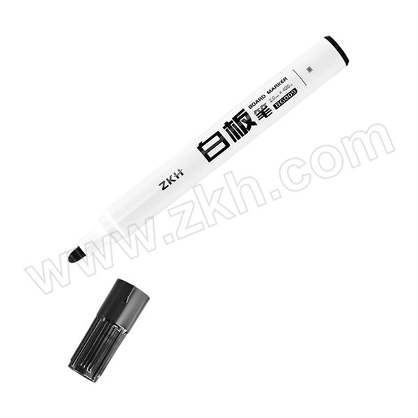 ZKH/震坤行 白板笔 BG009 2mm 黑色 12支 1盒