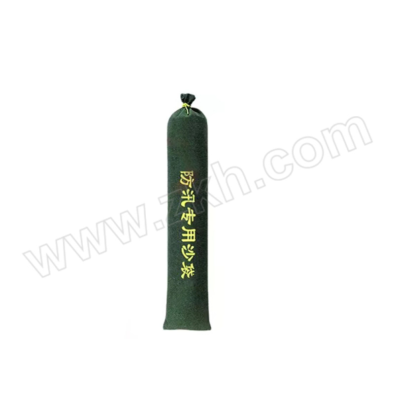 HONGANTU/宏安途 加长加厚帆布抽绳防汛沙袋 GPK-54-88 20×100cm 绿色 帆布 1袋