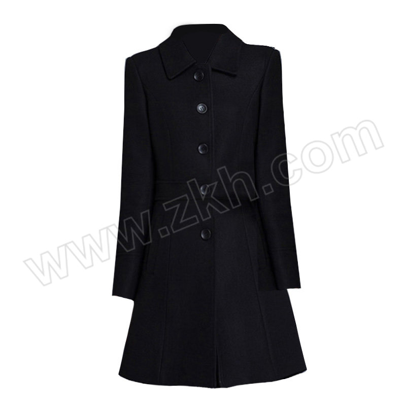 ALINIU/阿力牛 女款单排扣前台接待工装 AGF236 XL 黑色 1件