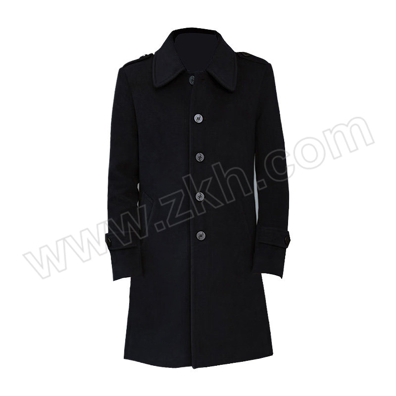 ALINIU/阿力牛 男款单排扣前台接待工装 AGF237 4XL 黑色 1件