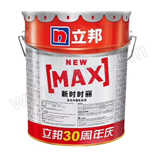 NIPPON/立邦 新时时丽系列调色乳胶漆 17L 7506U米黄色 1桶
